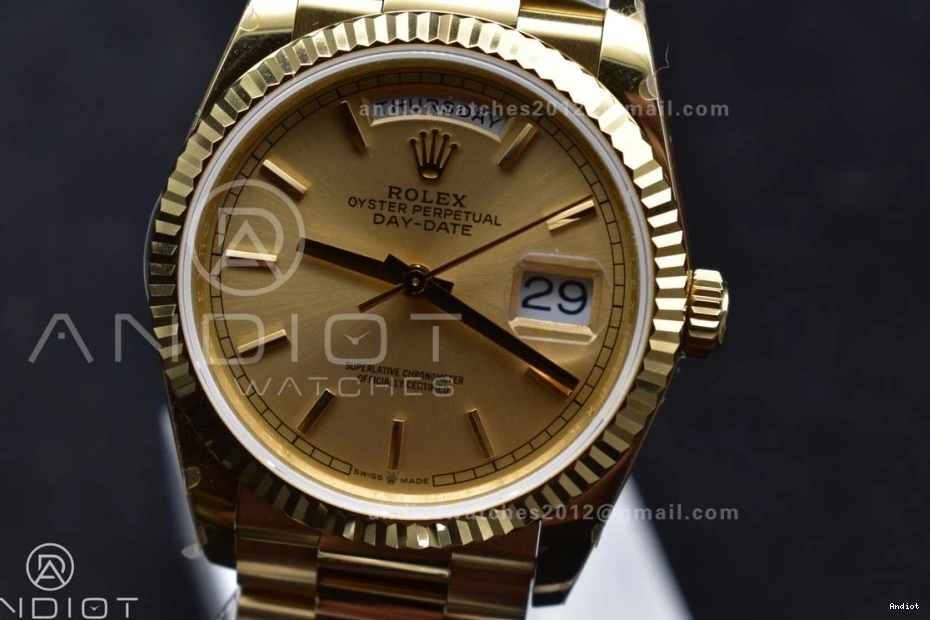 President QF Dial V5 Weight) 36 YG Bracelet Best 904L DayDate vr3255 Edition Gold Steel (Gain on 0201